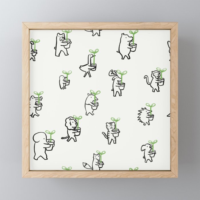 Let's plant a forest Mini Art Print Gallery Image 1