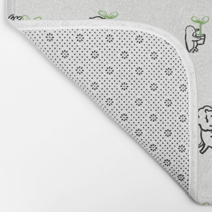 Let's plant a forest Bath Mat Gallery Image 2
