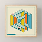 IMPOSSIBLE GEOMETRICS 27 Mini Art Print Gallery Image 1