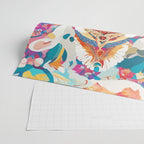 Her Highness, Royal Princess Royalty Queen, Boss Lady Brown Girl Boss, Bohemian Eclectic Heir Empower Portrait Wrapping Paper Gallery Image 2