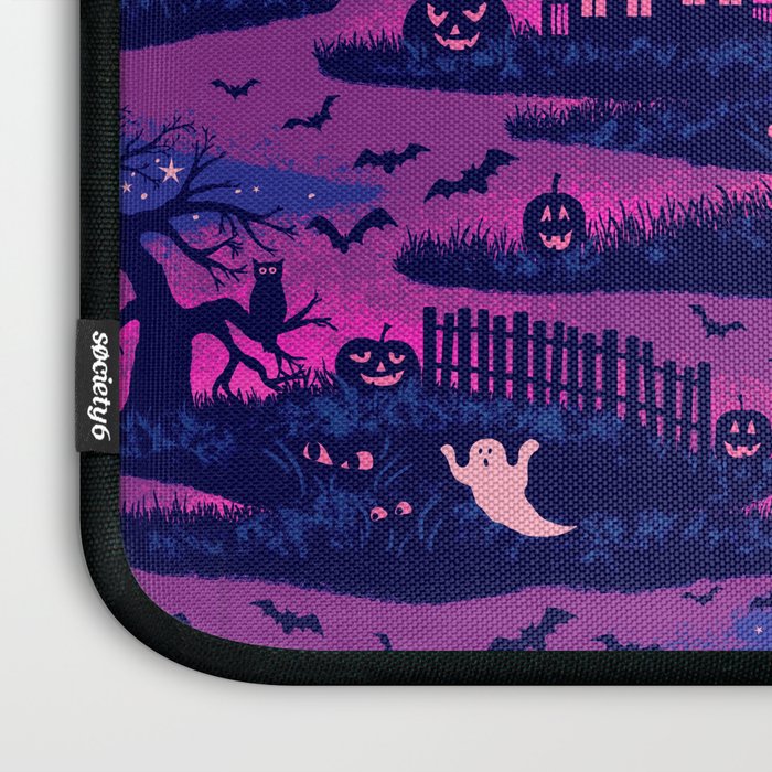 Halloween Night - Mystic Violet  Laptop Sleeve Gallery Image 3