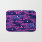 Halloween Night - Mystic Violet  Bath Mat Gallery Image 1
