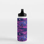 Halloween Night - Mystic Violet  Water Bottle Gallery Image 3