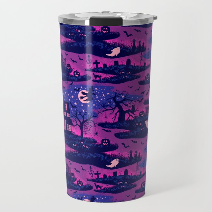Halloween Night - Mystic Violet  Travel Mug Gallery Image 1