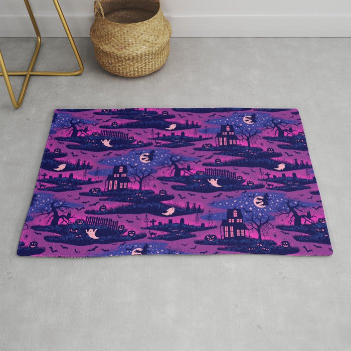 Halloween Night - Mystic Violet  Rug Gallery Image 1