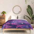 Halloween Night - Mystic Violet  Comforter Gallery Image 3