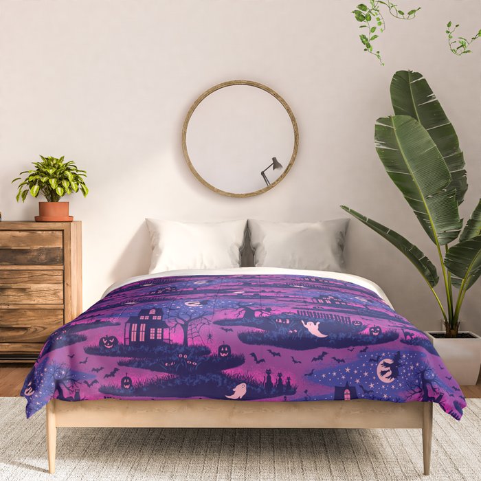 Halloween Night - Mystic Violet  Comforter Gallery Image 3