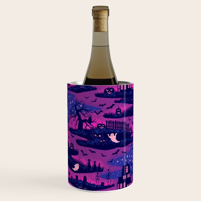 Halloween Night - Mystic Violet  Wine Chiller Gallery Image 3
