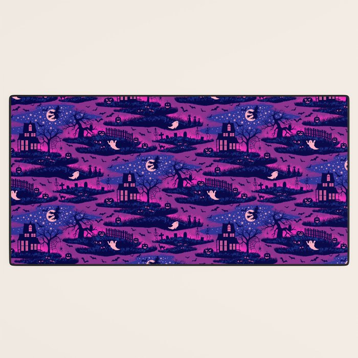 Halloween Night - Mystic Violet  Desk Mat Gallery Image 3