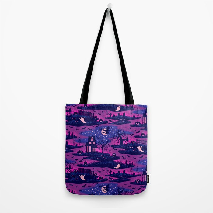 Halloween Night - Mystic Violet  Tote Bag Gallery Image 2