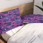 Halloween Night - Mystic Violet  Pillow Sham Gallery Image 2