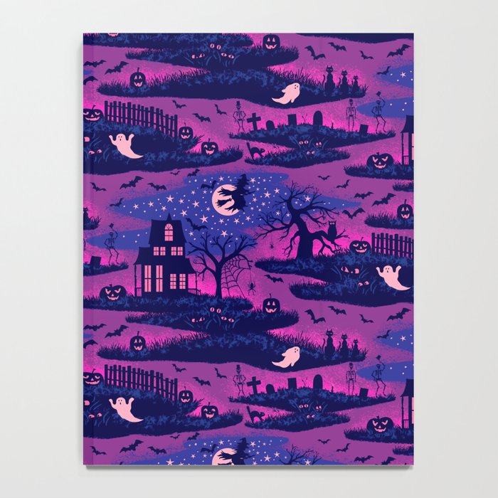 Halloween Night - Mystic Violet  Notebook Gallery Image 4