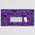 Halloween Night - Mystic Violet  Desk Mat Gallery Image 1