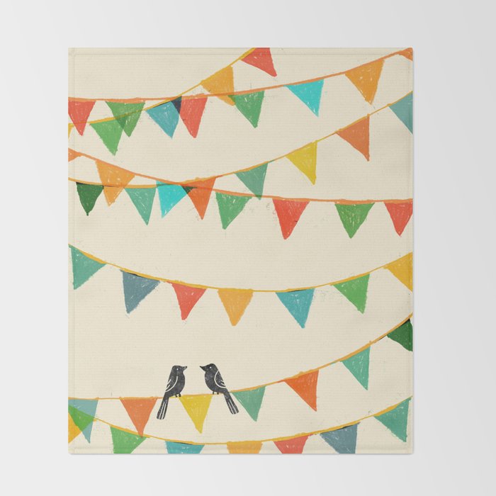 Carnival is coming to town Throw Blanket Gallery Image 2