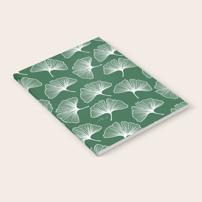 Ginkgo Leafs Pattern_21 Notebook Gallery Image 2