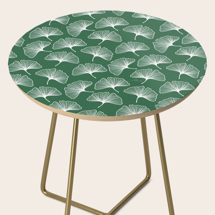 Ginkgo Leafs Pattern_21 Side Table Gallery Image 2