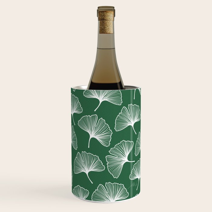 Ginkgo Leafs Pattern_21 Wine Chiller Gallery Image 1