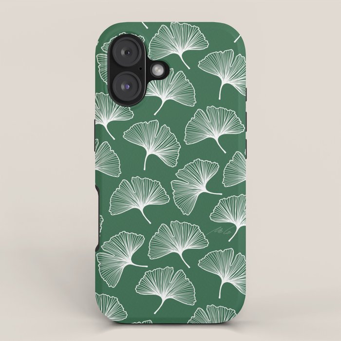 Ginkgo Leafs Pattern_21 iPhone Case Gallery Image 1