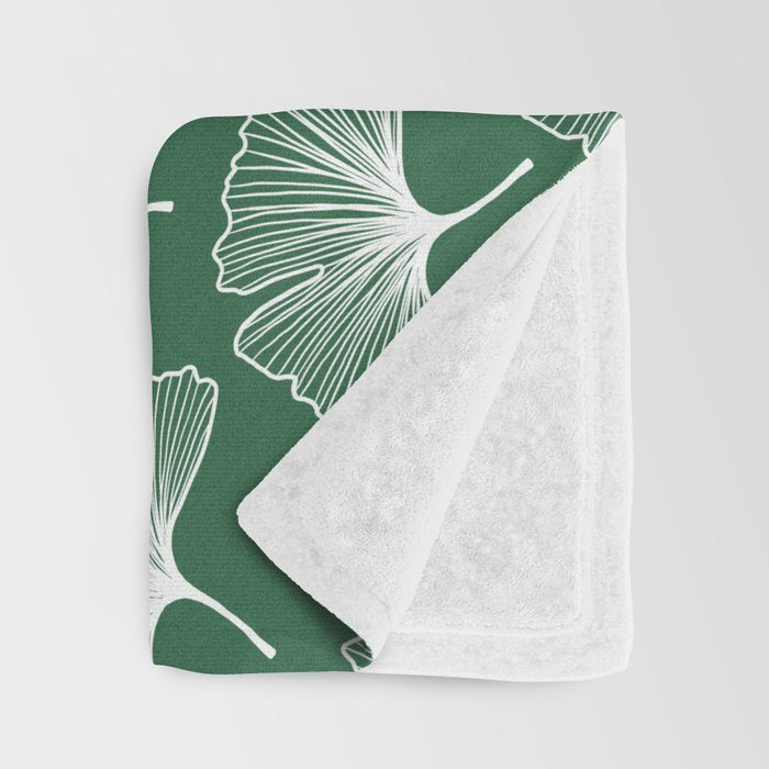 Ginkgo Leafs Pattern_21 Throw Blanket Gallery Image 3