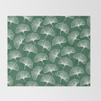 Ginkgo Leafs Pattern_21 Throw Blanket Gallery Image 2