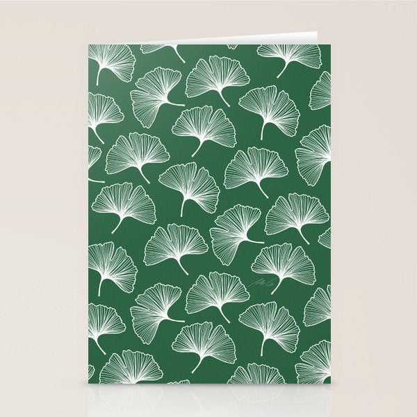 Ginkgo Leafs Pattern_21 Stationery Card Gallery Image 2