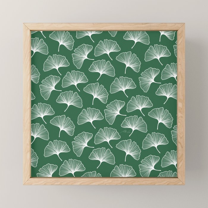 Ginkgo Leafs Pattern_21 Mini Art Print Gallery Image 1