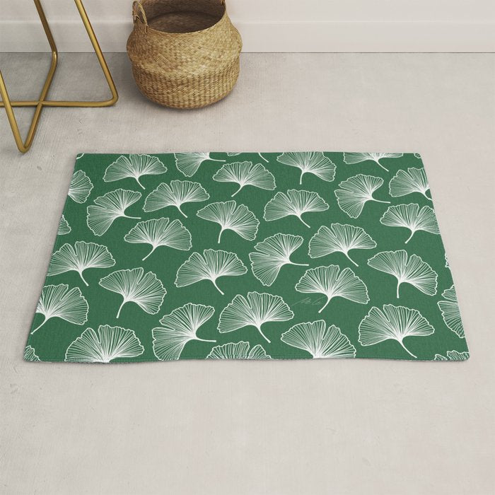 Ginkgo Leafs Pattern_21 Rug