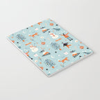 Christmas Scene Blue Notebook Gallery Image 3