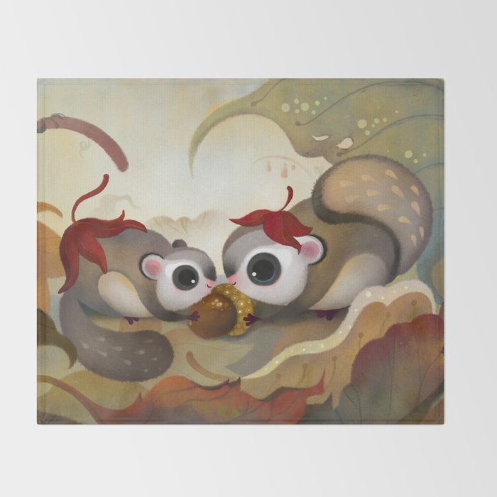 For the coming winter Throw Blanket Gallery Image 2