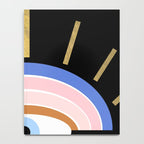 Retro evil eye - black & gold Notebook Gallery Image 4