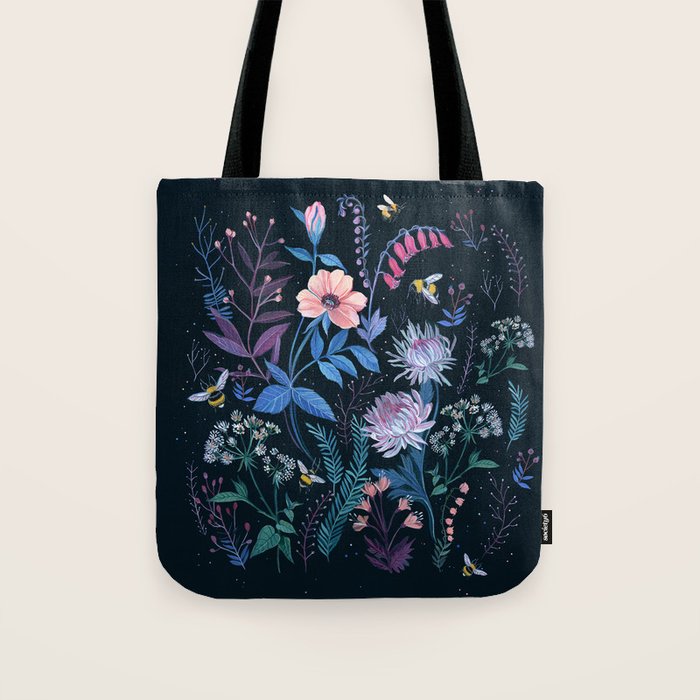 Bees Garden Tote Bag Gallery Image 1