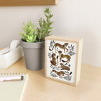 Cheetah Collection - Mocha & Black Palette Mini Art Print Gallery Image 2