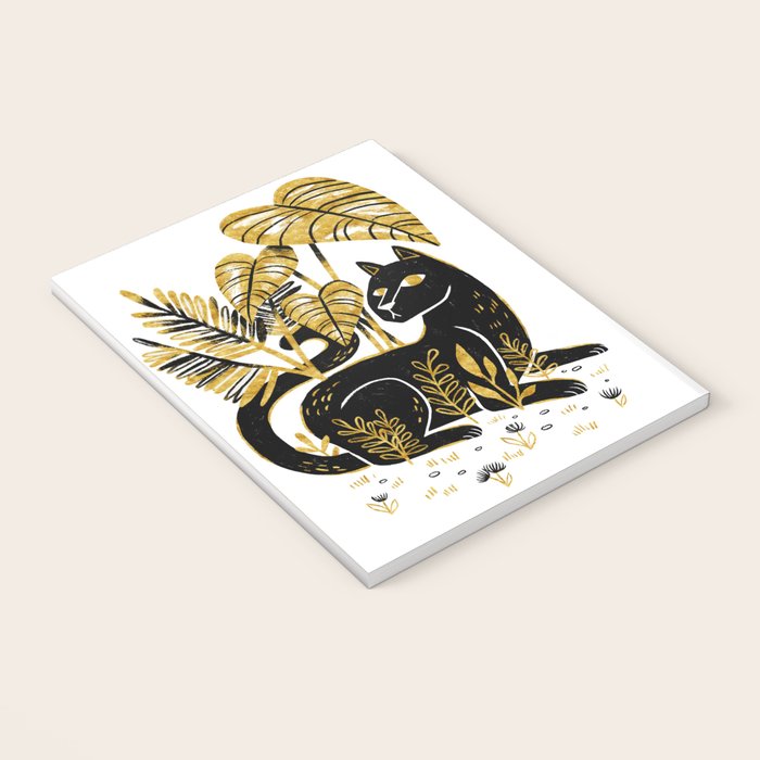 Gold & Black Panther Notebook Gallery Image 3