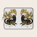 Gold & Black Panther Laptop Sleeve Gallery Image 1