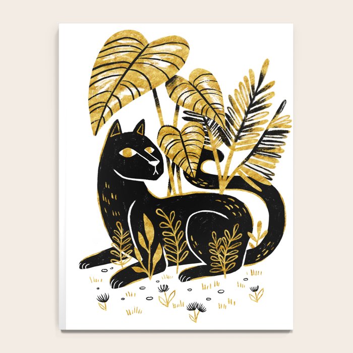 Gold & Black Panther Notebook Gallery Image 4