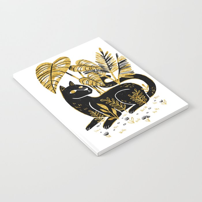 Gold & Black Panther Notebook Gallery Image 2