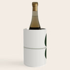 Split Philodendron Leaf Illustration Wine Chiller Gallery Image 2