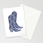 Cowboy Boots Stationery Card Gallery Image 2