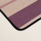 Dusty Rose And Blush Stripes Desk Mat Gallery Image 4