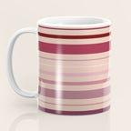 Dusty Rose And Blush Stripes Coffee Mug Gallery Image 3