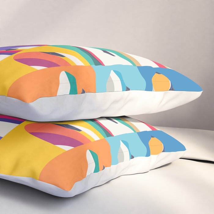 Retro Airline Nose Livery - USA Pillow Sham Gallery Image 3