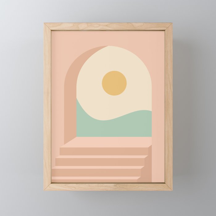 Minimal Archway II Mini Art Print Gallery Image 1