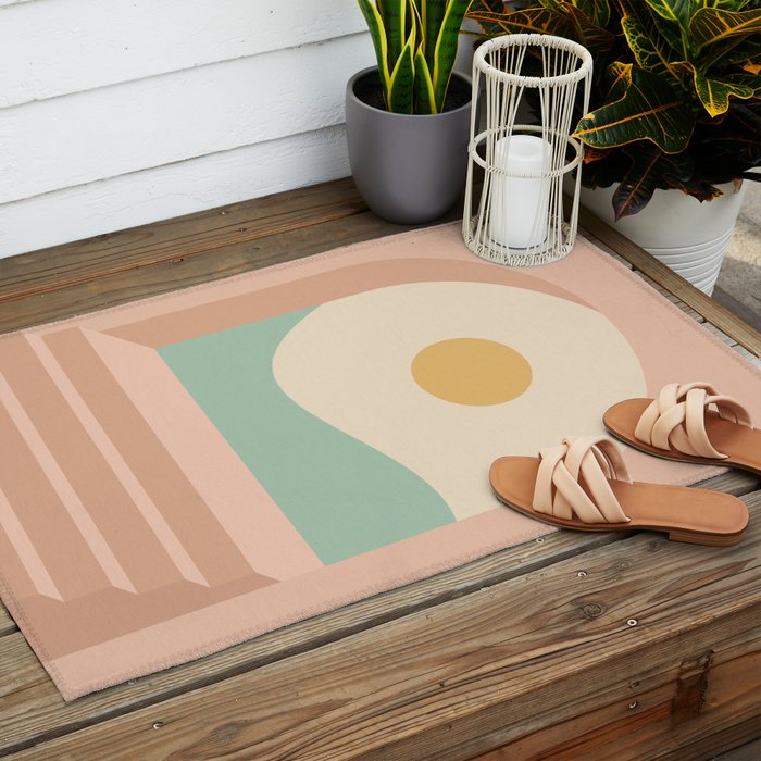 Minimal Archway II Outdoor Rug Gallery Image 2
