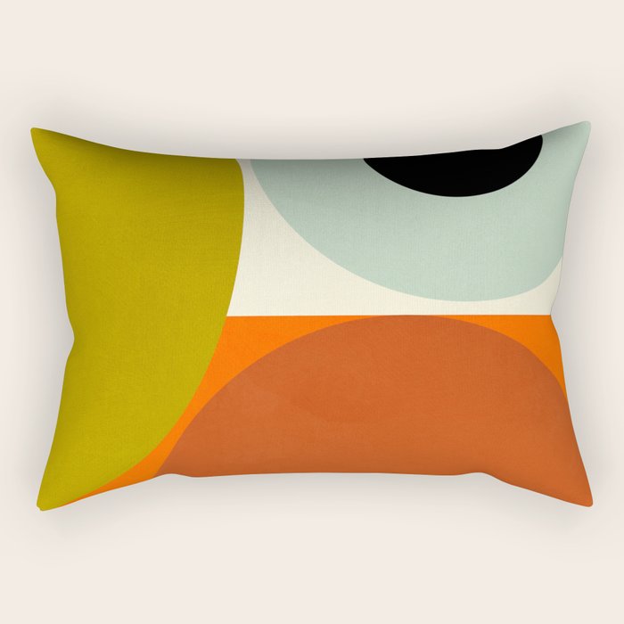 think big 5 shapes geometric Rectangular Pillow Gallery Image 1