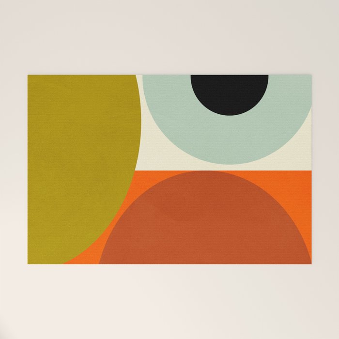 think big 5 shapes geometric Welcome Mat Gallery Image 1