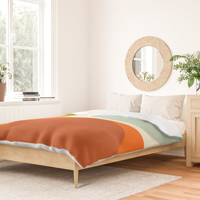 think big 5 shapes geometric Duvet Cover Gallery Image 2