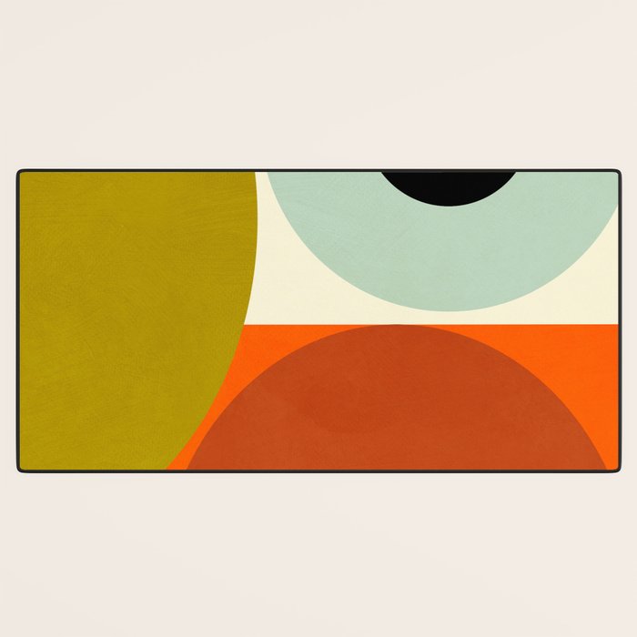 think big 5 shapes geometric Desk Mat Gallery Image 3