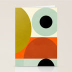 think big 5 shapes geometric Stationery Card Gallery Image 2