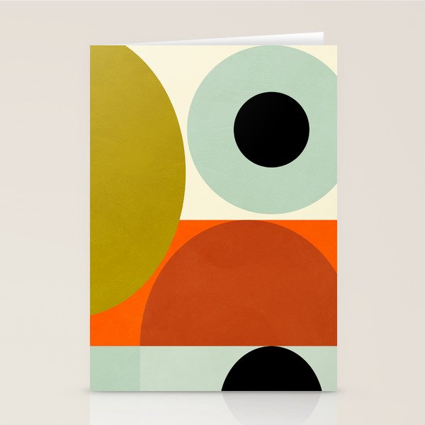 think big 5 shapes geometric Stationery Card Gallery Image 2