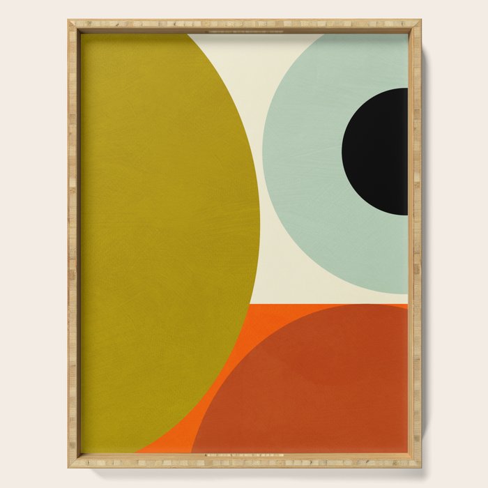think big 5 shapes geometric Serving Tray Gallery Image 1